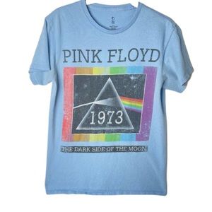 Pink Floyd Blue Merchandise Graphic Short Sleeve Tee size Small